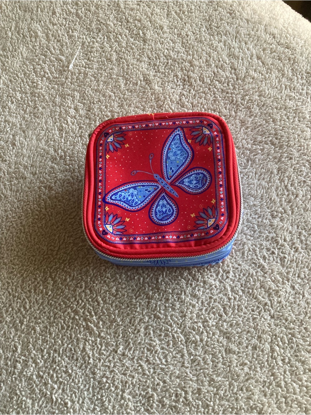 Brighton Butterfly Love Bandanna Jewelry Pouch